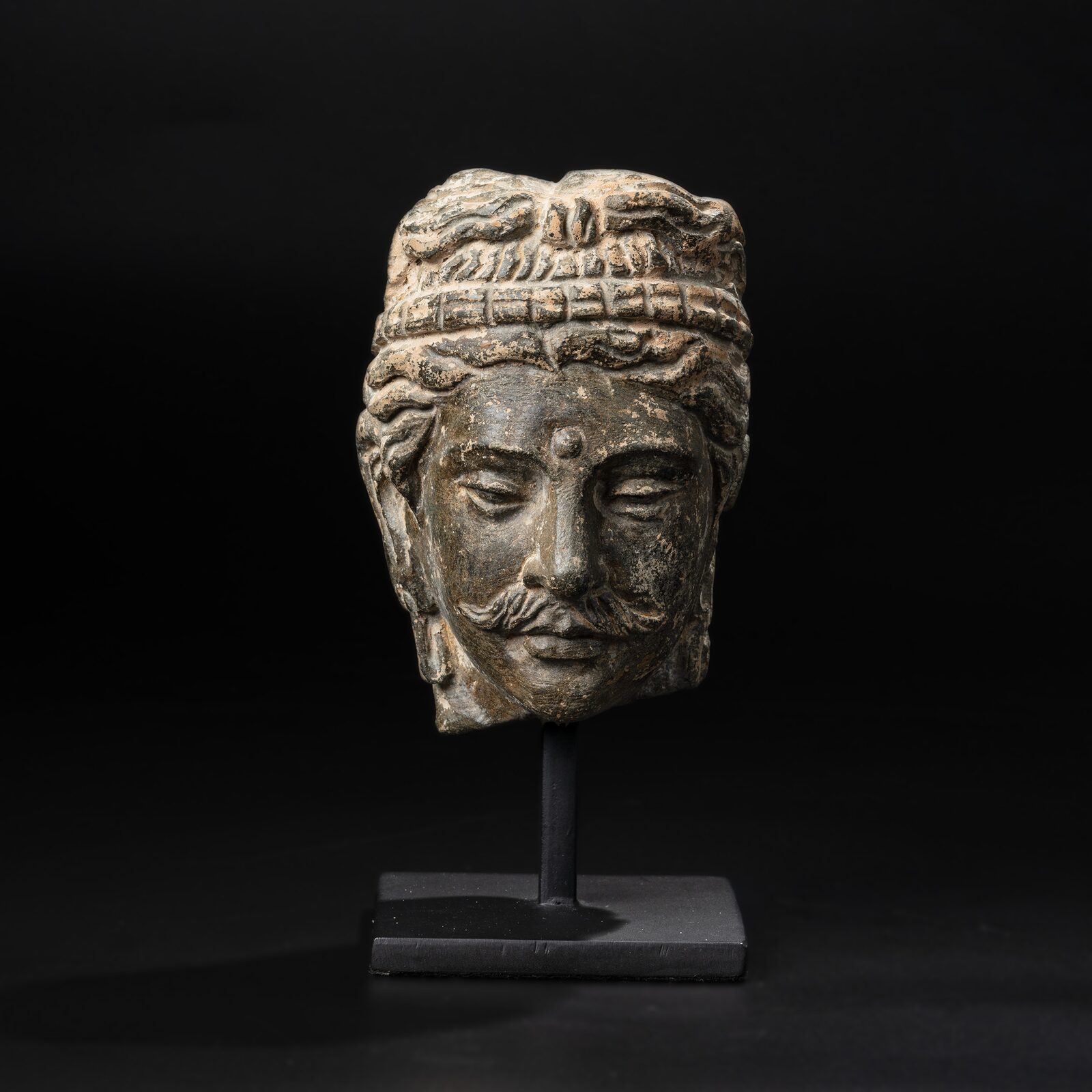 Head of a Bodhisattva with a Jewelled Band