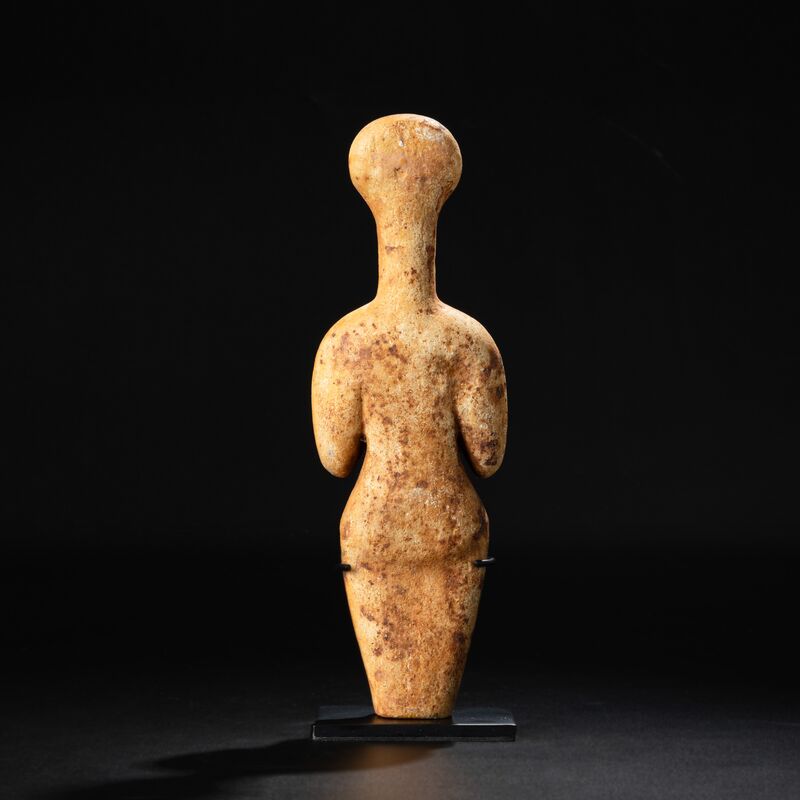 Standing Figure with a Round Head