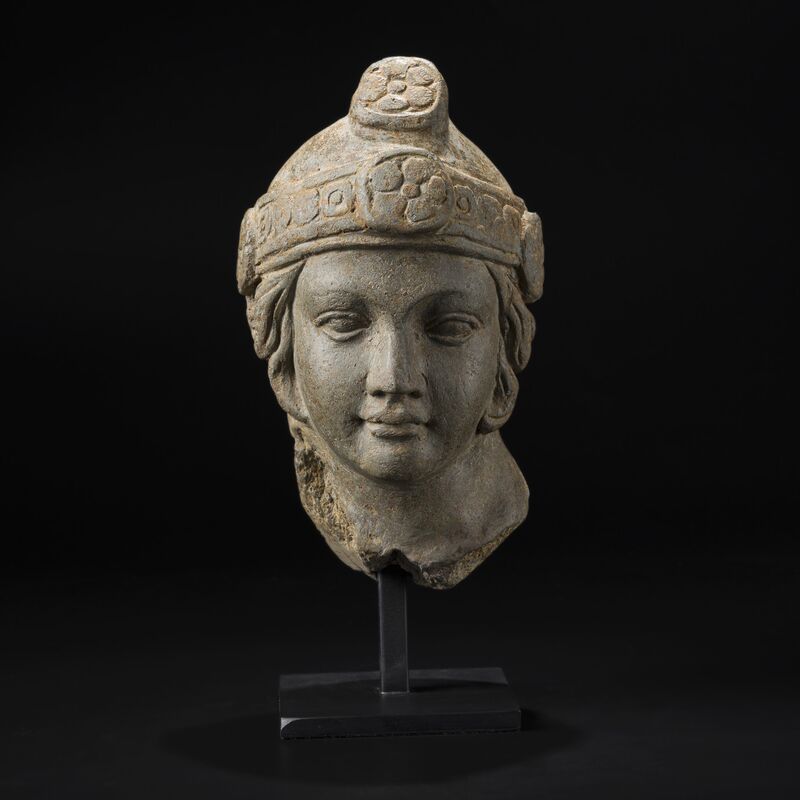 Head of a Youth in a Crested Headdress