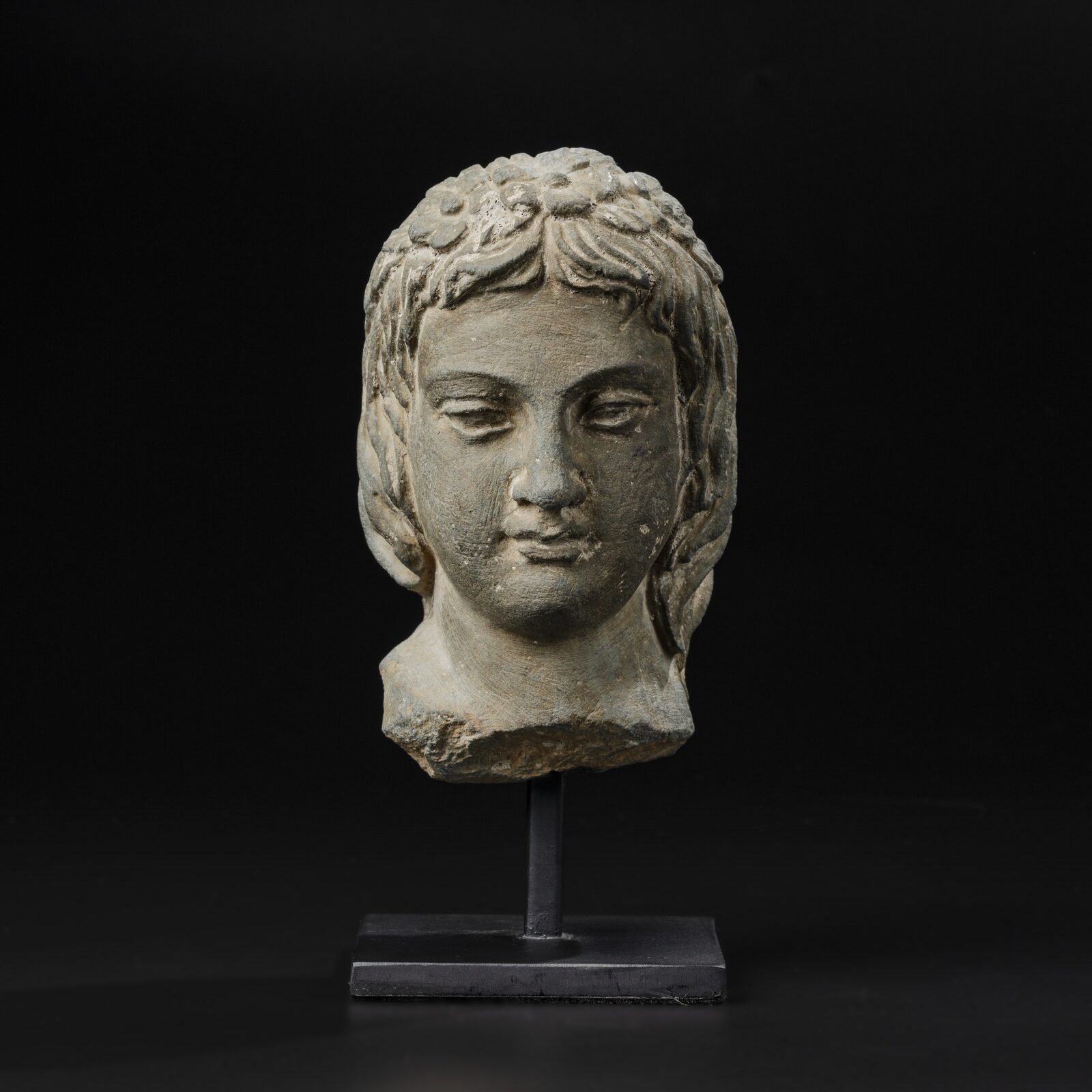 Head of a Youth with Curling Hair