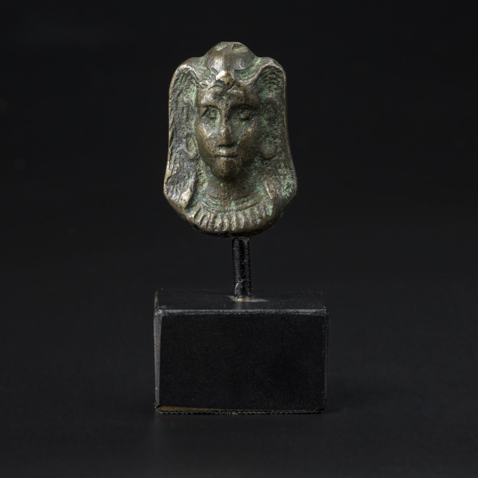 Small Bust of a Woman in a Winged Headdress